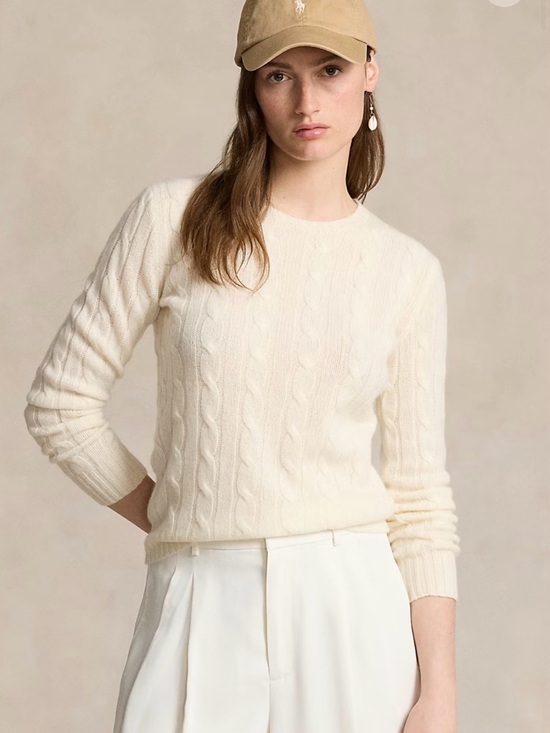 Ralph Lauren Sweaters - RALPH LAUREN The Iconic Cable-Knit Cashmere Sweater
SMALL slim fit